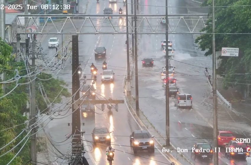  Paraíba registra 310 raios em 24 horas; estado está sob alerta de chuvas intensas