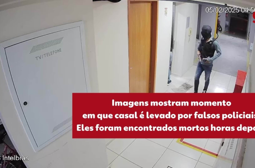  Casal é levado de apartamento em João Pessoa, por falsos policiais, e encontrado morto horas depois, em Pernambuco