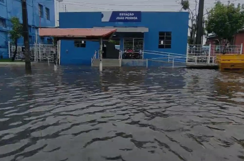  João Pessoa registra quase 200 mm de chuvas em 72 horas