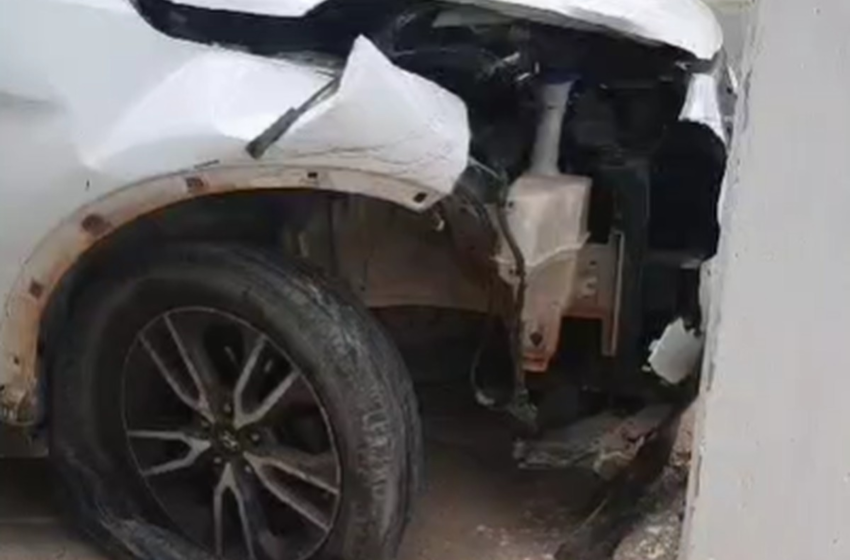  Quatro pessoas da mesma família ficam feridas em acidente entre carro e moto no Curimataú da Paraíba