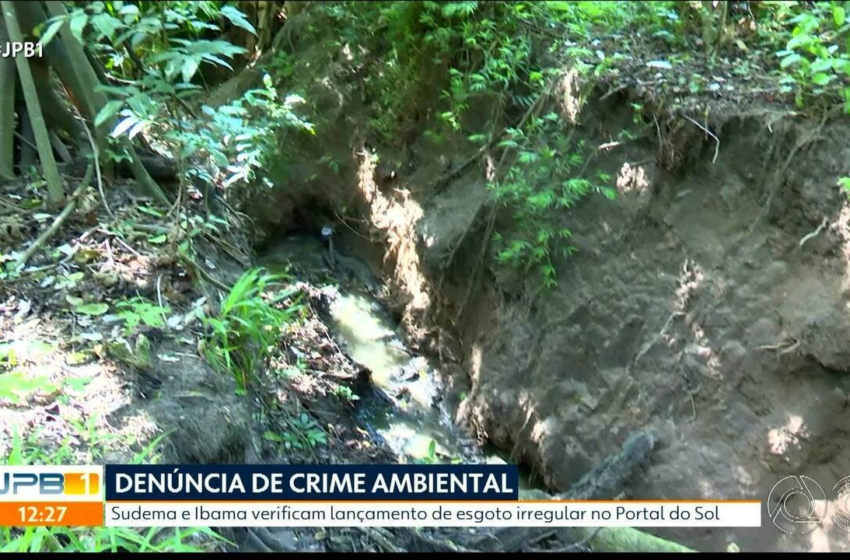  Sudema e Ibama realizam fiscalização em condomínio residencial suspeito de lançar esgoto no Rio Timbó