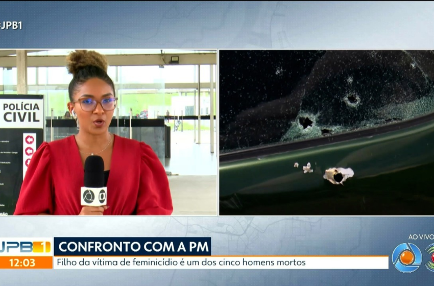  Moradores fazem protesto questionando ação da PM que terminou com cinco mortos, em João Pessoa