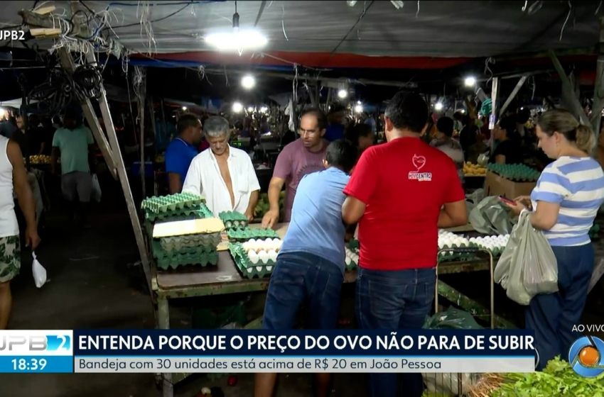  Bandeja de ovos pode ser encontrada por quase R$ 50 em João Pessoa