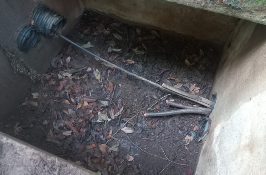  Polícia investiga furto de cabos de energia em sistema de captação de água em Areia