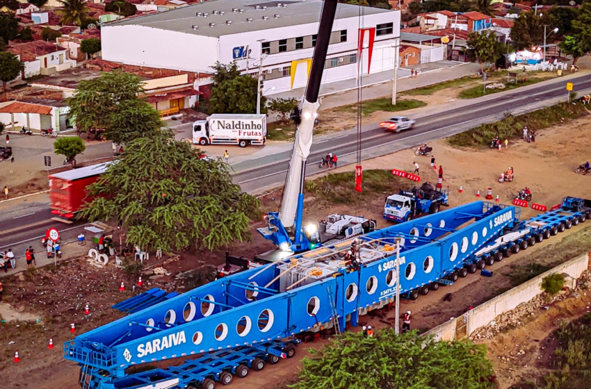  Transporte do transformador a partir de Soledade vai começar na segunda-feira (31), diz DER-PB