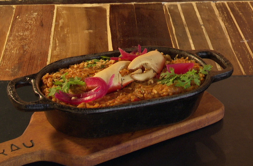  Aprenda como fazer receita de arroz de caranguejo no Chef JPB