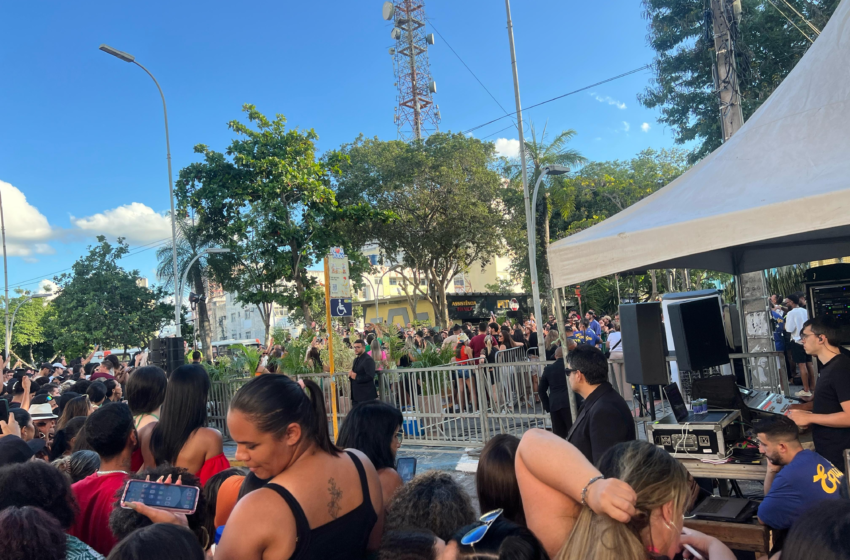  Menos é Mais grava projeto em praça no Centro de Campina Grande