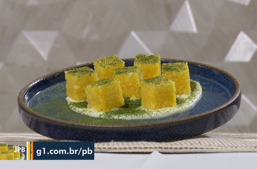  Aprenda a fazer dadinho de cuscuz no Chef JPB