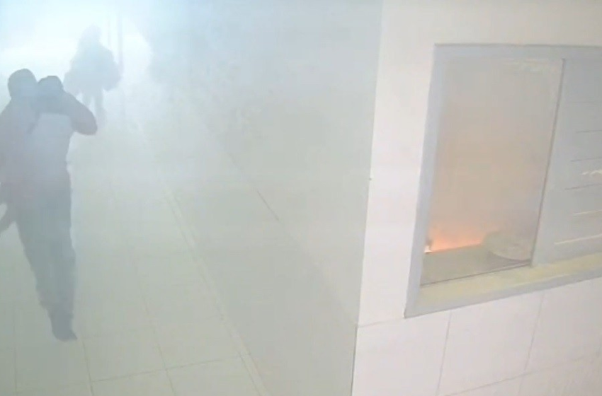  Vazamento de gás em cantina de escola causa princípio de incêndio, no Sertão da Paraíba; VÍDEO