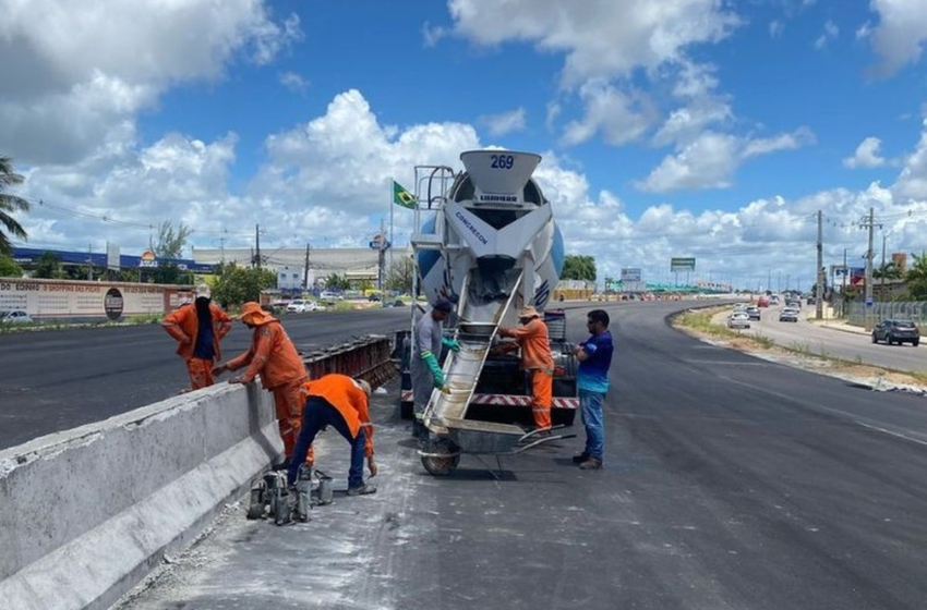  Viaduto de Água Fria, em João Pessoa, vai ter trânsito liberado na quarta (30)