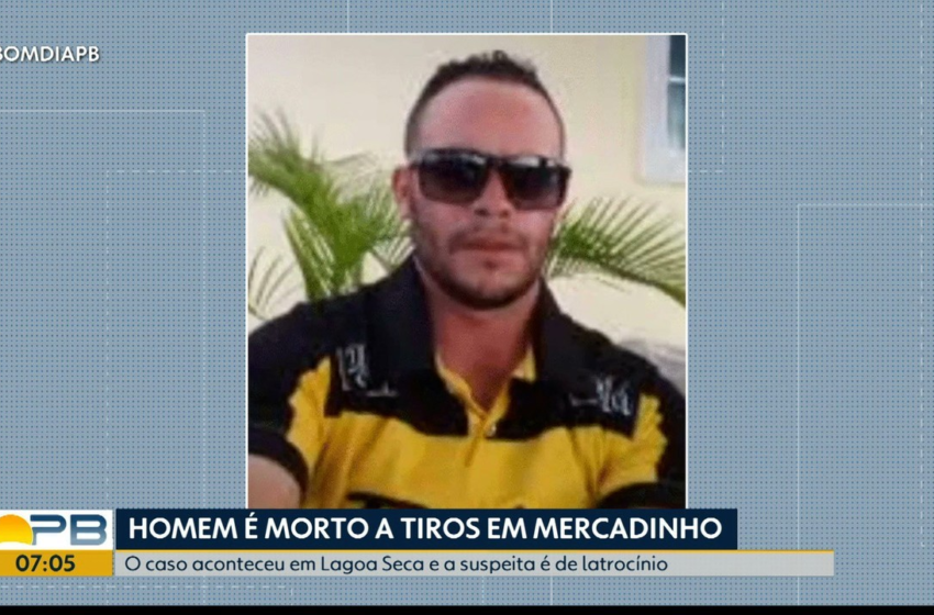  Suspeitos de latrocínio contra dono de mercadinho, na PB, buscavam R$ 100 mil e uma arma de fogo, diz polícia