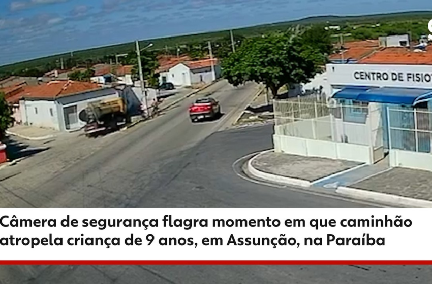Menino de 9 anos morre após se desequilibrar de bicicleta e ser atropelado por caminhão, no Cariri da Paraíba