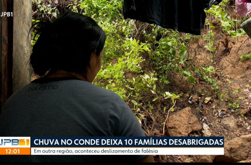  Conde decreta situação de emergência após barreira deslizar e famílias ficarem desabrigadas