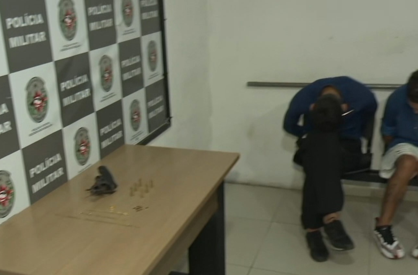 Dupla é presa após tentativa de assalto e perseguição policial, em João Pessoa
