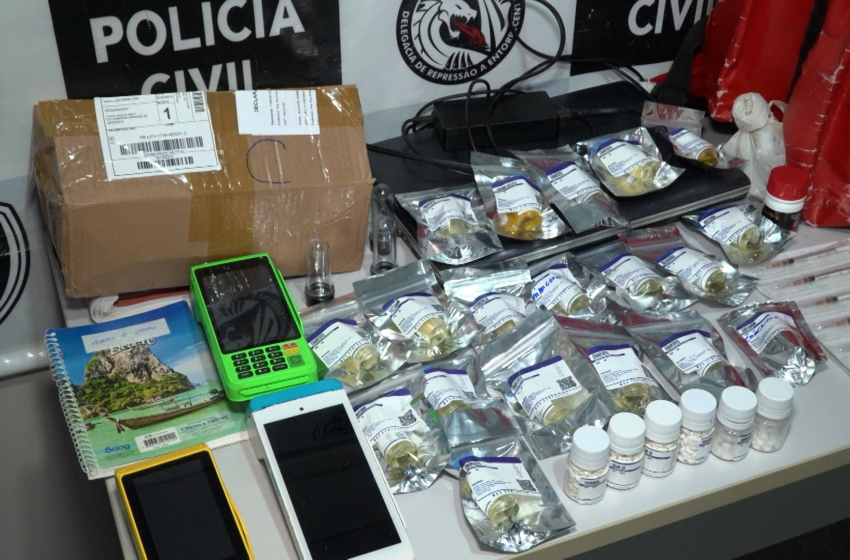 Homem é preso suspeito de vender anabolizantes ilegalmente, em Campina Grande