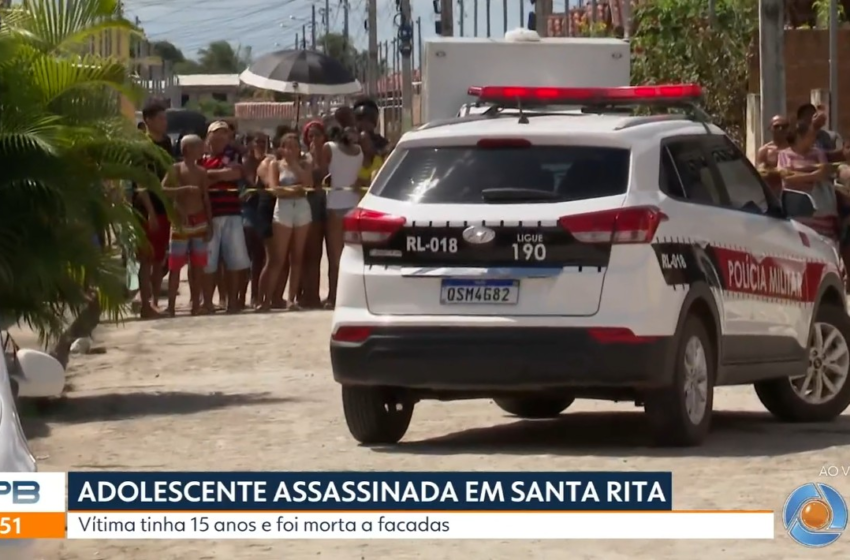  Adolescente é apreendido suspeito de matar ex-namorada de 15 anos a facadas, em Santa Rita