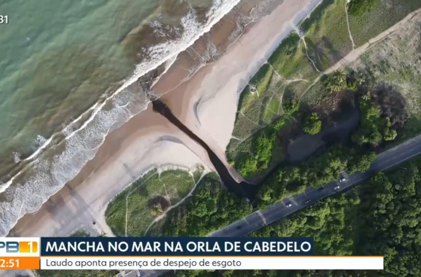 Mancha escura volta a aparecer no mar da Grande João Pessoa