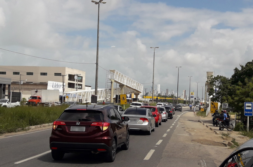 Trecho da BR-230 entre João Pessoa e Cabedelo tem interdição total neste domingo