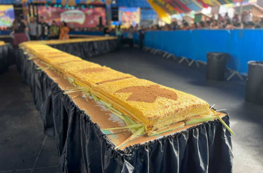  Campina Grande tem novos recordes de maior quadrilha junina e maior bolo de milho do Brasil