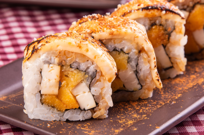  Sushi de pamonha: prato mistura comida típica do São João com culinária japonesa