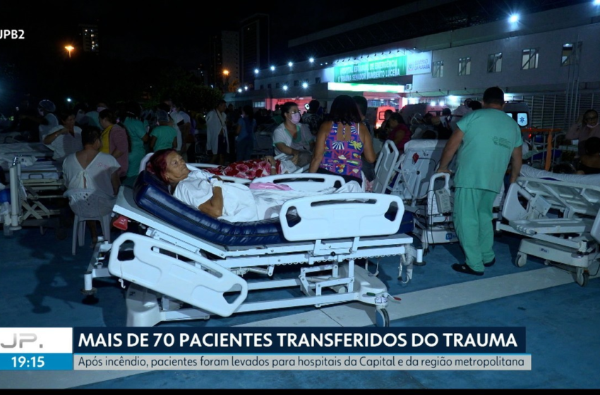MPF e MPPB encontram problema na rede de hidrantes do Hospital de Trauma em João Pessoa e aponta para risco em caso de incêndio