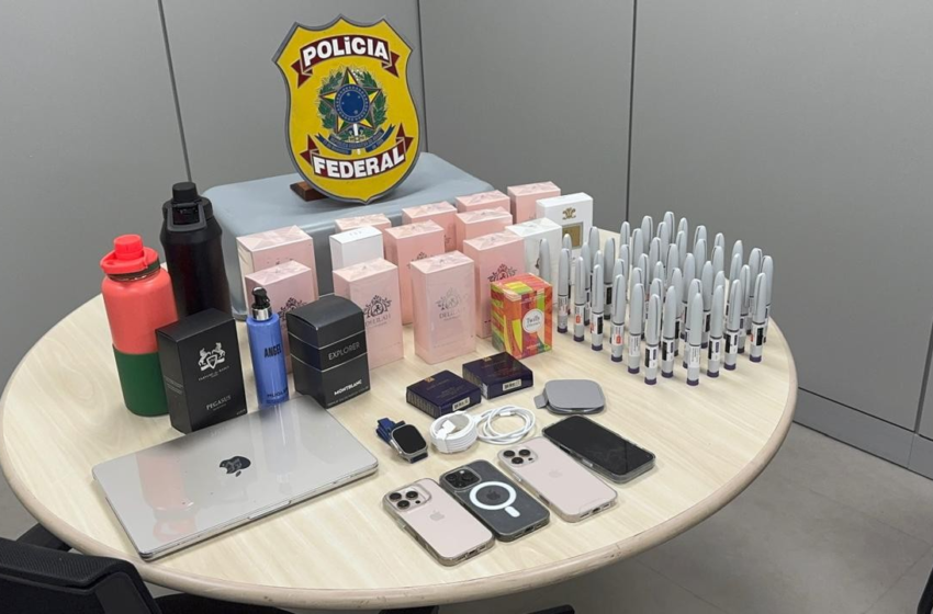  Polícia Federal prende dois suspeitos com canetas emagrecedoras no Aeroporto de João Pessoa