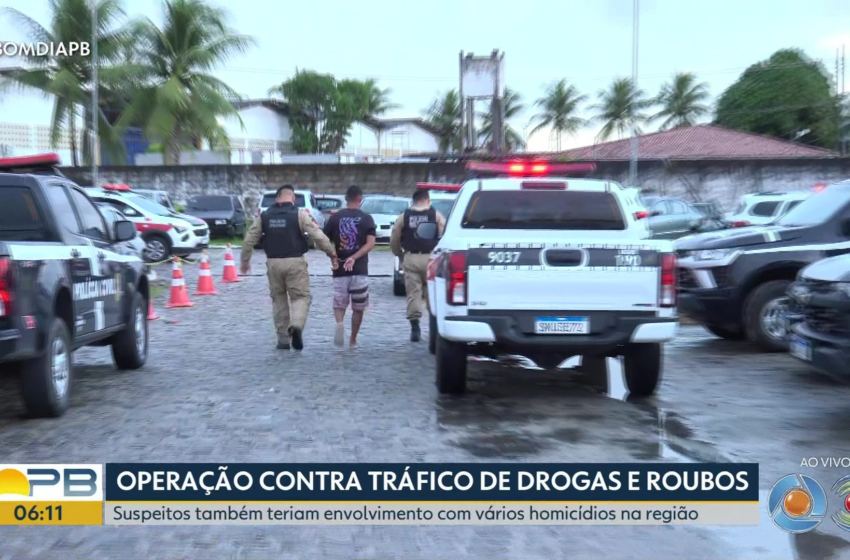  Operação cumpre 18 mandados de prisão contra suspeitos de homicídios, tráfico de drogas e estupro na Grande João Pessoa