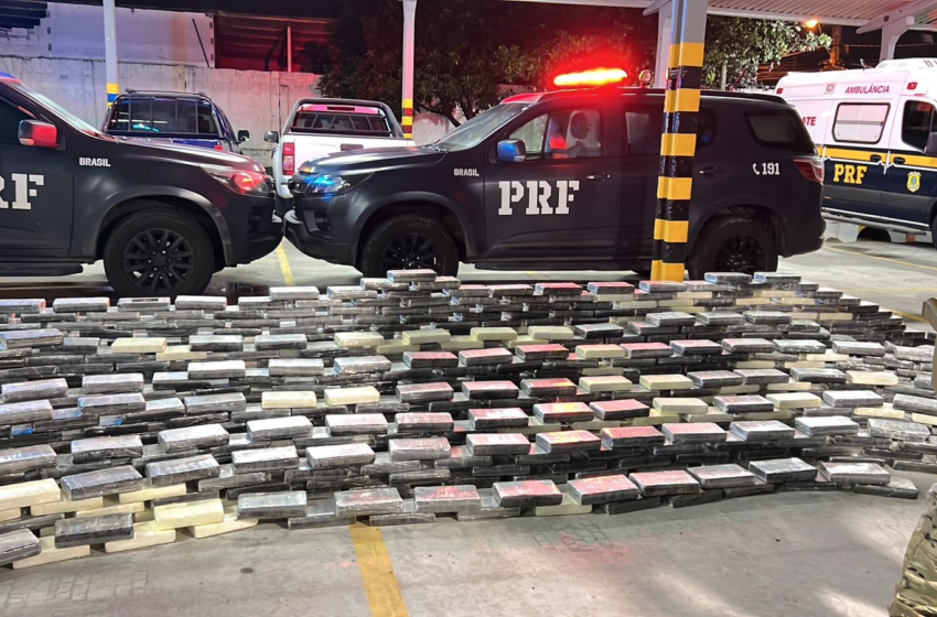 Mais de uma tonelada de cocaína é apreendida em rodovia na Paraíba