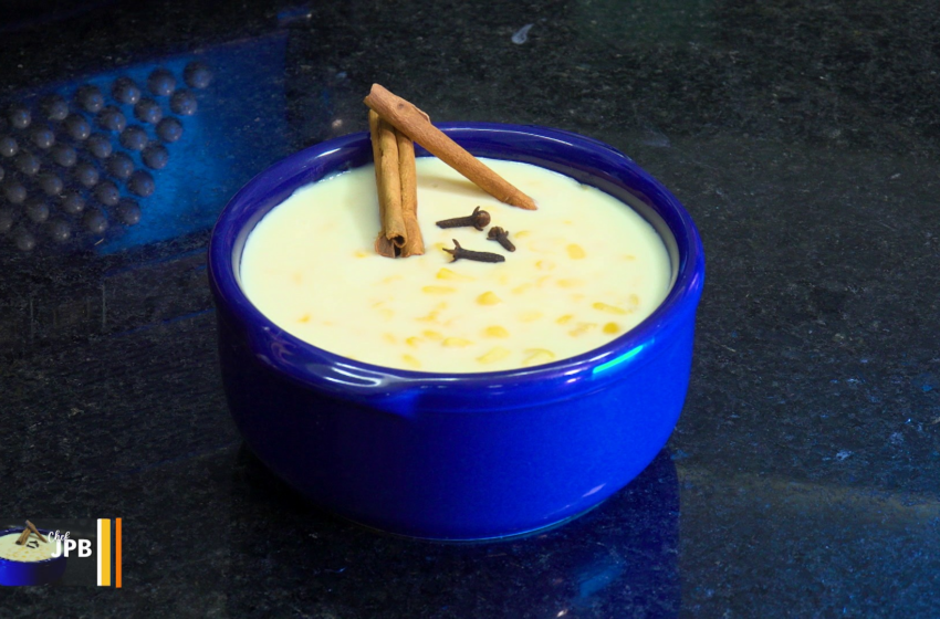 Aprenda a fazer munguzá doce no Chef JPB