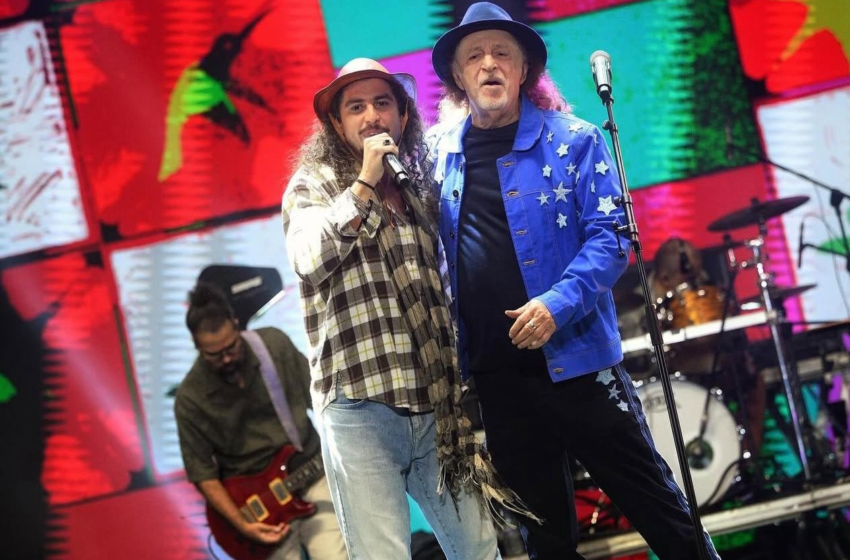 Alceu Valença divide palco com cantor paraibano Juzé em show no São João de Campina Grande