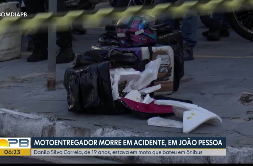 Pai de motoboy atropelado por ônibus diz que filho juntava dinheiro para festa de 1 ano da filha