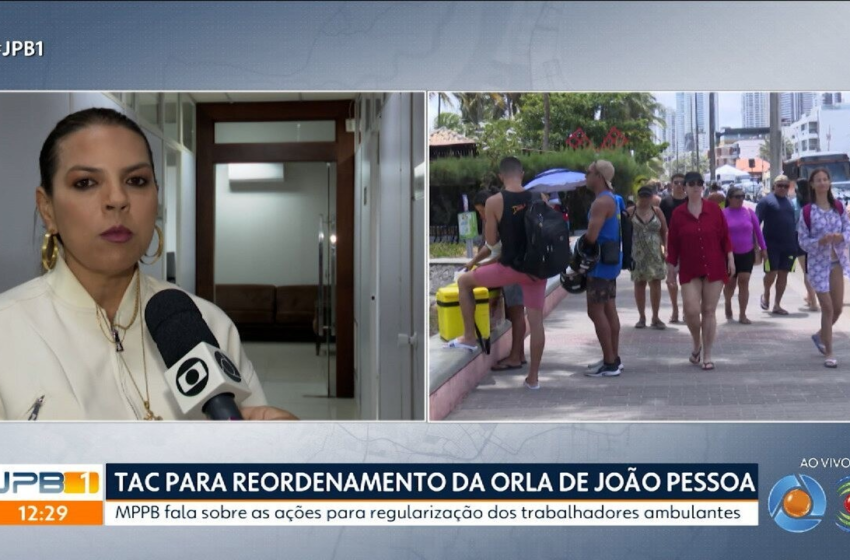 MPPB cobra regularização dos ambulantes que atuam na orla de João Pessoa