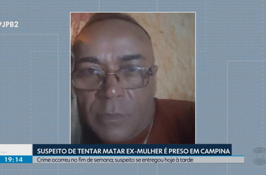 Suspeito de tentar matar ex-esposa a facadas se entrega à polícia em Campina Grande