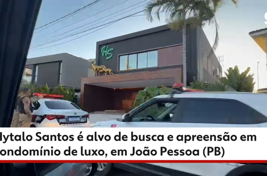  Hytalo Santos é alvo de busca e apreensão em condomínio de luxo