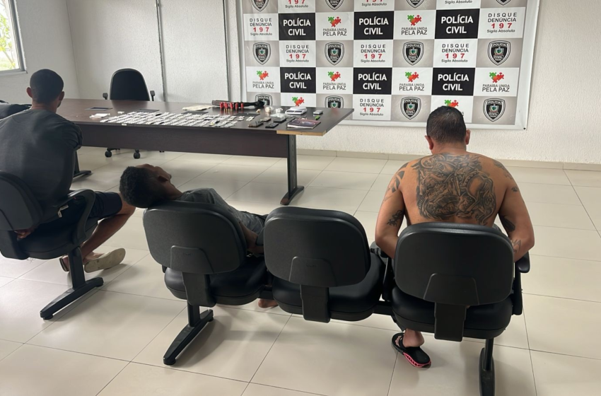  Suspeitos de tráfico de drogas e homicídio são presos durante operação, em Cabedelo