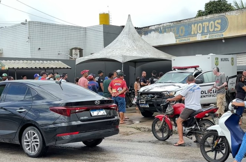  Comerciante é morto a tiros dentro de estabelecimento em Pedras de Fogo, na PB