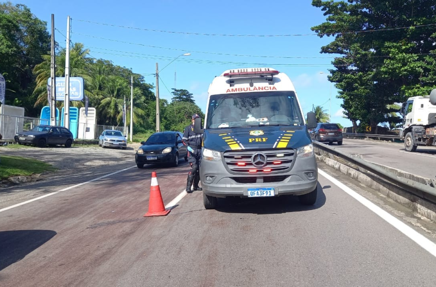  Motociclista morre em acidente na BR-230 quando levava mãe ao trabalho